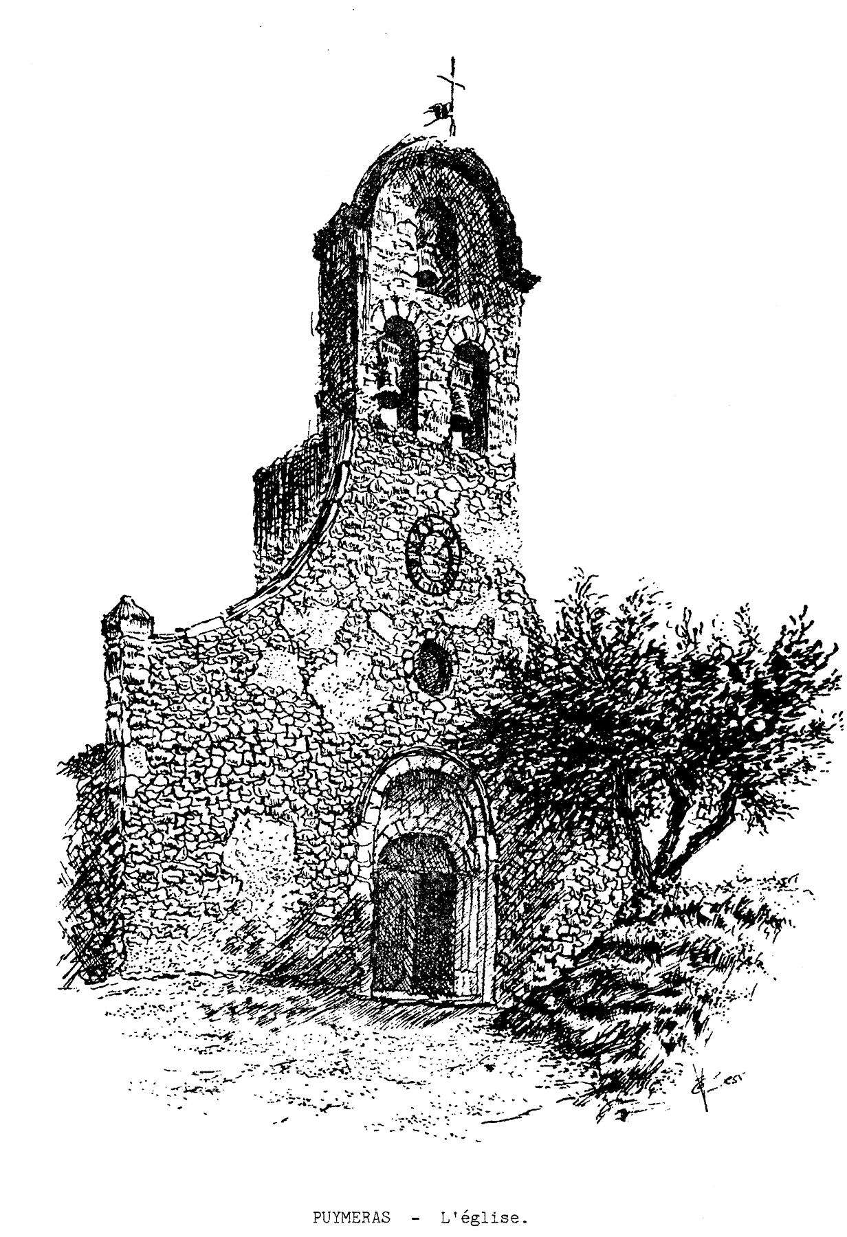 Portfolio Maison Alméras Gravure Puyméras