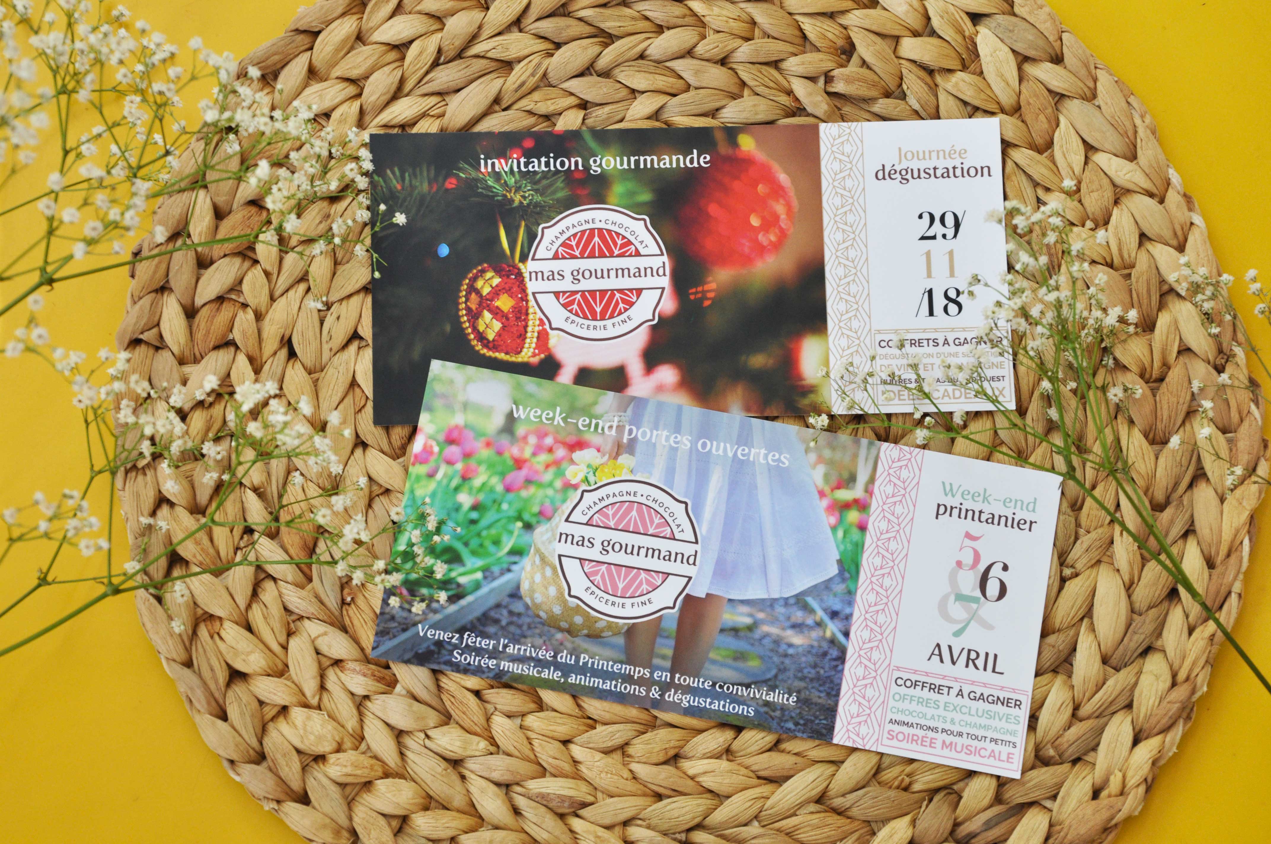 Portfolio Mas Gourmand invitations
