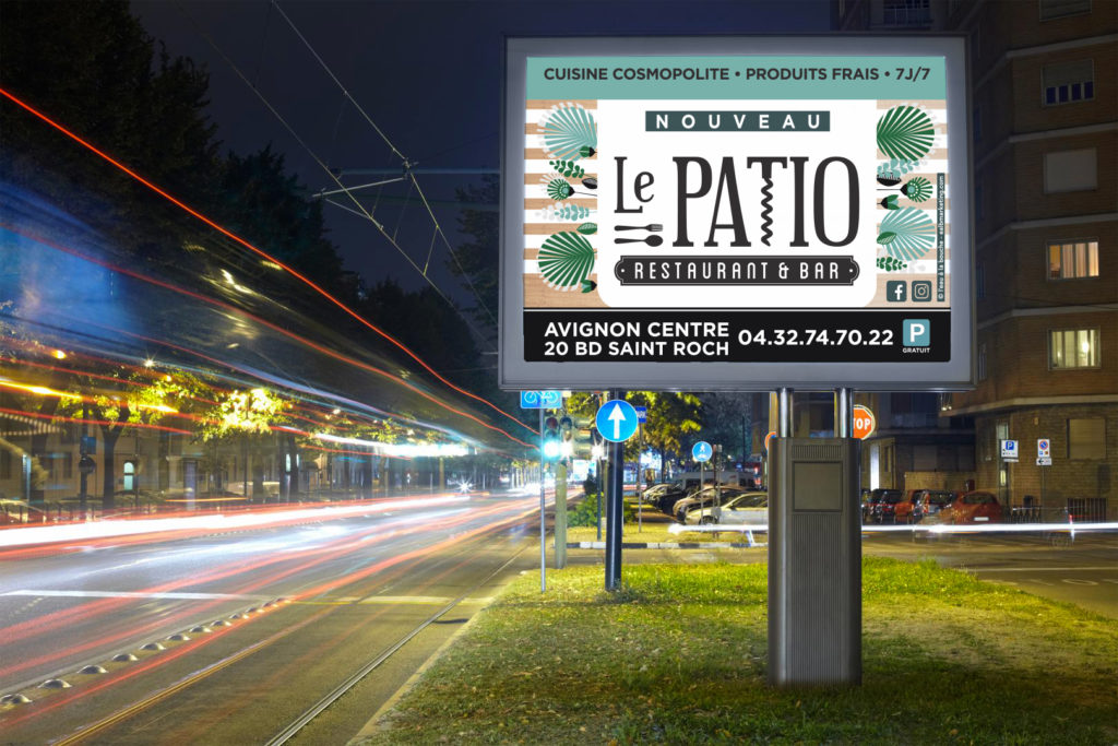Panneau Le Patio