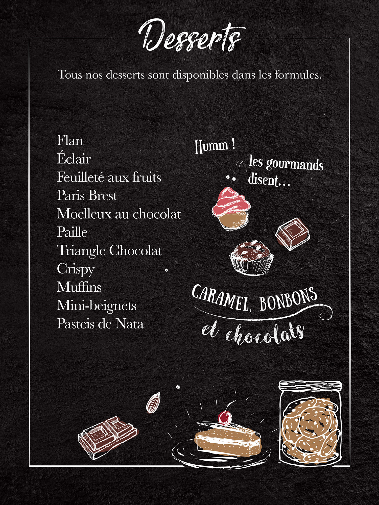 Autant de Pains Affiche Desserts